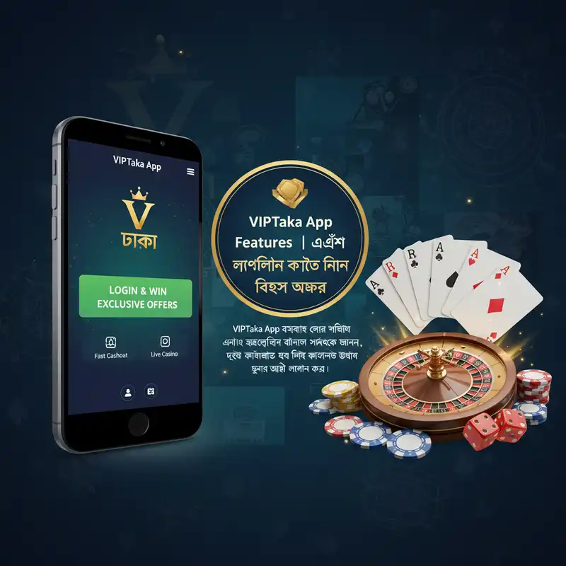 VIPTaka App Features and Bonuses Banner